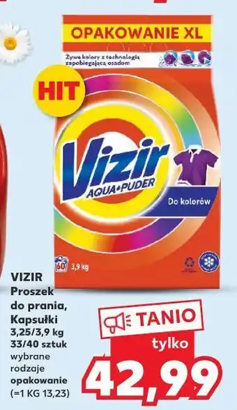 Kaufland Proszek do prania koloru vizir aqua puder oferta