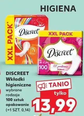 Kaufland Wkładki normal discreet oferta
