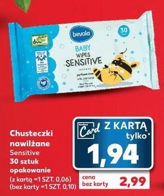 Kaufland Chusteczki nawilżające dla dzieci sensitive bevola baby oferta