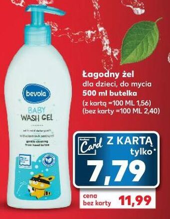 Kaufland Żel do mycia dla dzieci łagodny bevola baby oferta