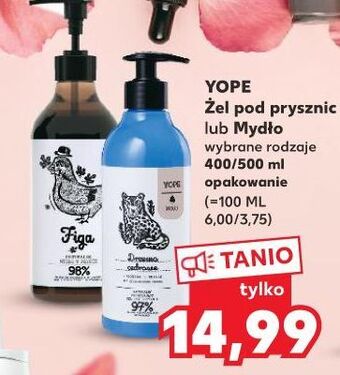 Kaufland Żel pod prysznic drzewo cedrowe yope oferta