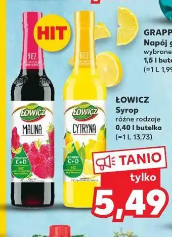 Kaufland Syrop malinowy łowicz oferta