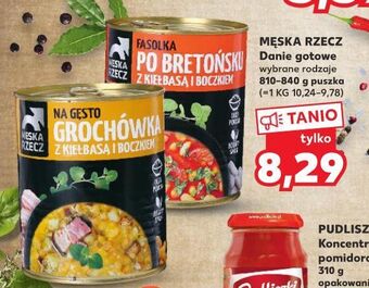 Kaufland Grochówka z kiełbasą i boczkiem stoczek męska rzecz oferta