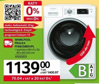 Selgros Pralka whirlpool oferta
