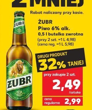 Kaufland Piwo żubr 1768 oferta