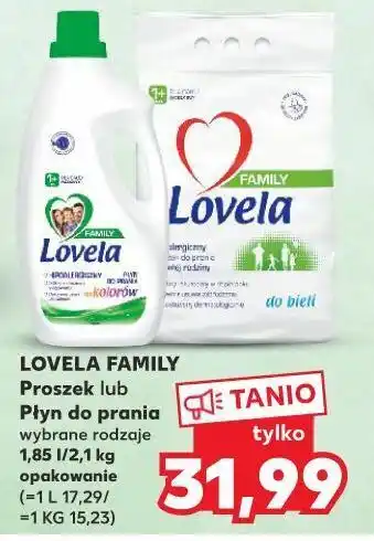 Kaufland Proszek do prania bieli family lovela oferta