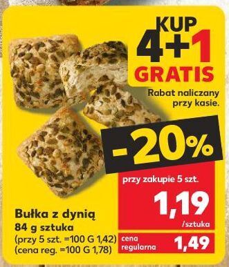 Kaufland Bułka z dynią oferta