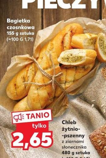 Kaufland Bagietka czosnkowa oferta