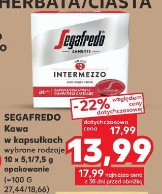 Kaufland Kawa segafredo intermezzo oferta