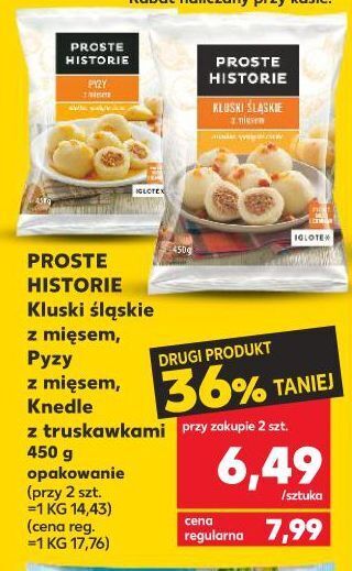 Kaufland Knedle z truskawkami iglotex proste historie oferta