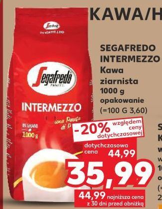 Kaufland Kawa segafredo intermezzo oferta