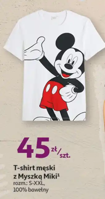 Auchan T-shirt męski s-xxl myszka miki inextenso by auchan oferta