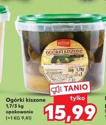 Kaufland Ogórki kiszone oferta