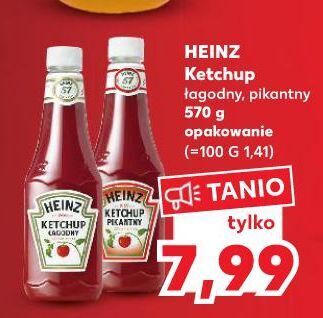 Kaufland Ketchup łagodny heinz oferta