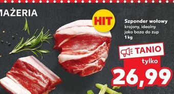 Kaufland Szponder wołowy oferta