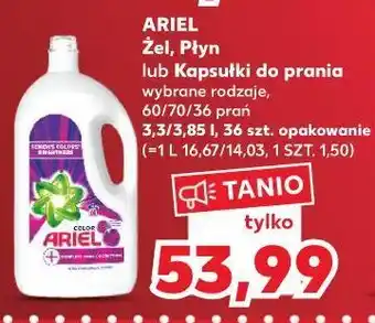 Kaufland Płyn do prania ariel color oferta