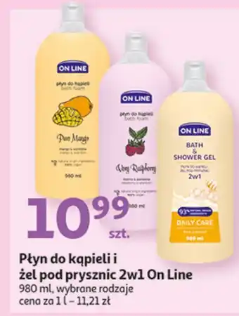Auchan Płyn do kąpieli daily care on line oferta