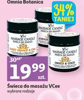 Auchan Świeca do masażu sweet orange & chilli vcee oferta
