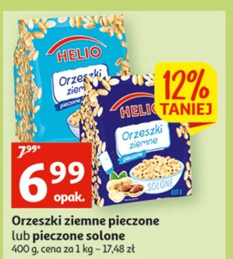 Auchan Orzeszki ziemne pieczone solone helio oferta