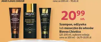 Auchan Odżywka w piance złote algi & kawior biovax glamour caviar oferta