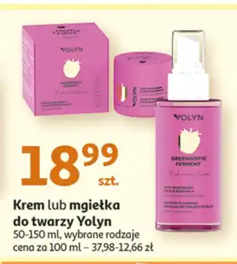Auchan Mgiełka do twarzy malinowa yolyn oferta