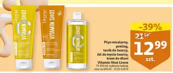Auchan Peeling do twarzy witaminowy lirene vitamin shot oferta