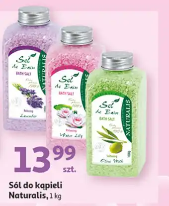 Auchan Sól do kąpieli olive milk softening naturalis sel de bain oferta