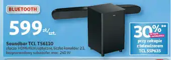 Auchan Soundbar ts6110 tcl oferta
