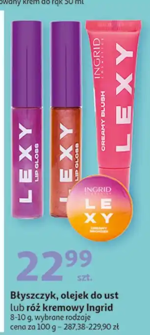 Olejek do ust sunrise ingrid lexy