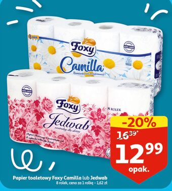 Auchan Papier toaletowy foxy jedwab oferta
