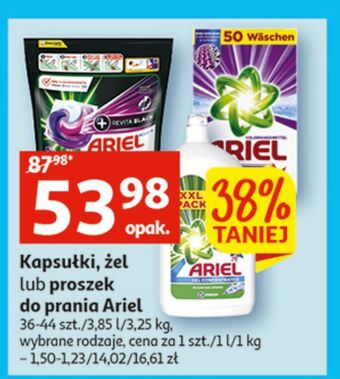 Auchan Proszek do prania koloru ariel oferta