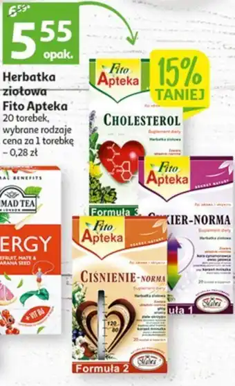 Auchan Ahmad Herbata ziołowa Fito Apteka 20 torebek oferta