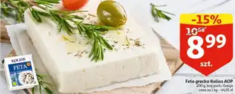 Auchan Feta grecka Kolios AOP 200g oferta