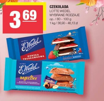 Spar Lotte Wedel czekolada 80-100g oferta