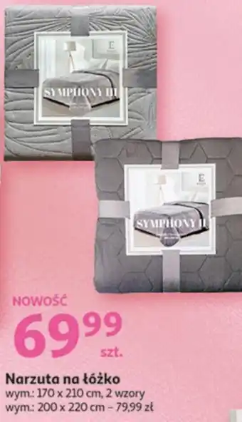 Auchan Narzutka na łóżko wym 200x220cm oferta