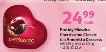 Mieszko Praliny Cherrissimo Classic lub Amoretta Desserts 185-189g