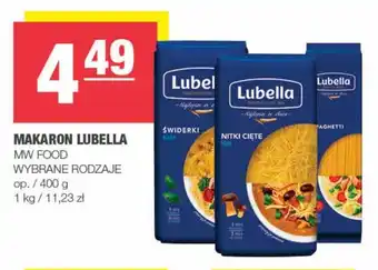 Spar MW Food makaron Lubella 400g oferta