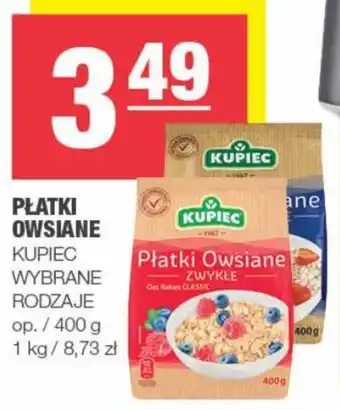 Spar Kupiec płatki owsiane 400g oferta