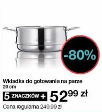 Spar Vivo wkładka do gotowania na parze 20cm oferta