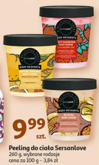 Auchan Sersanlove Peeling do ciała 260g oferta