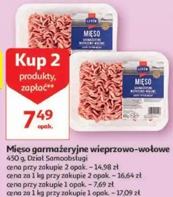 Auchan Mięso garmażeryjne wieprzowo-wołowe 450g oferta