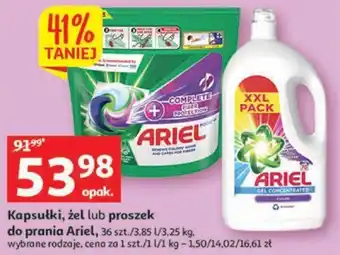 Ariel Kapsułki, żel lub proszek do prania 36szt./3,85l/3,25l