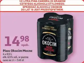 Auchan Okocim Piwo Mocna 4 x 0,5l oferta