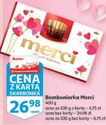 Auchan Storck Bombonierka Merci 400g oferta