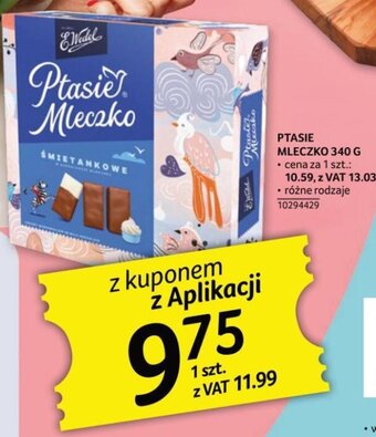 Selgros Wedel Ptasie mleczko 340g oferta