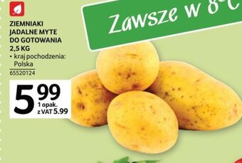 Selgros Ziemniaki jadalne myte do gotowania 2,5kg oferta