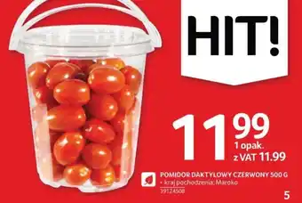 Selgros Pomidor daktylowy czerwony 500g oferta