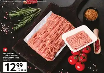 Selgros Mięso na kotlety z fileta z piersi indyka map 400g oferta