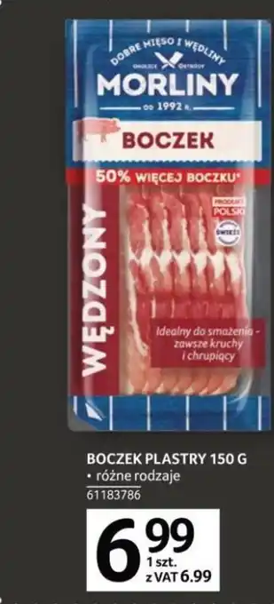 Selgros Morliny Boczek plastry 150g oferta