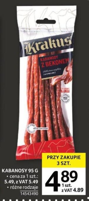 Selgros Krakus Kabanosy 95g oferta